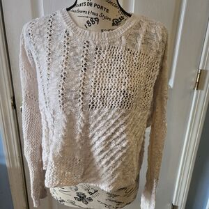 Sincerely Jules Cream Textured Knit Sweater